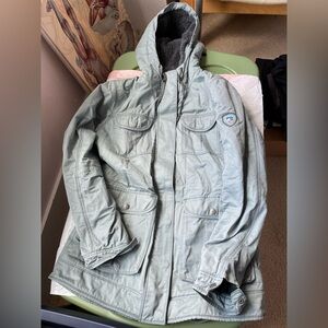Kuhl Light Blue Winter Jacket with Fleece Lining, Great Condition